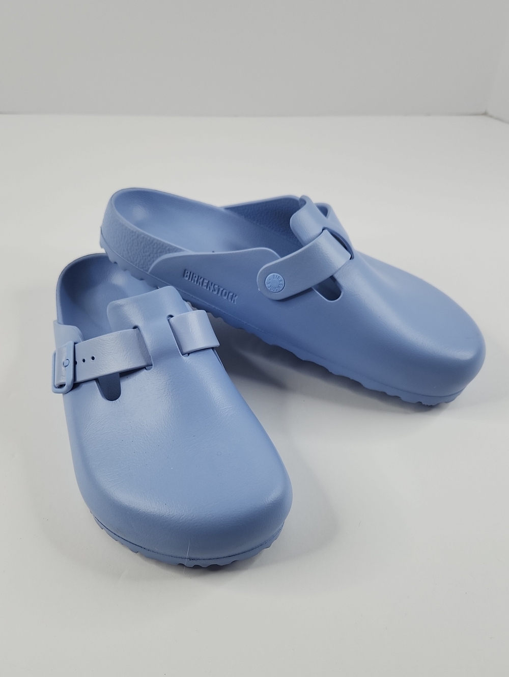 Mens Birkenstock Boston EVA Elemental Blue Size 43 EUC